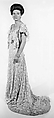 Evening dress, Charles Klein, cotton, silk, French